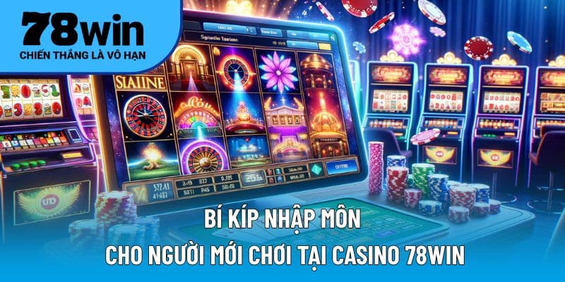Bí kíp nhập môn cho người mới chơi tại casino 78WIN